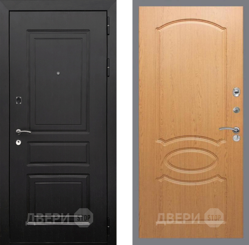 Входная металлическая Дверь Рекс (REX) 6 Венге FL-128 Дуб в Котельниках