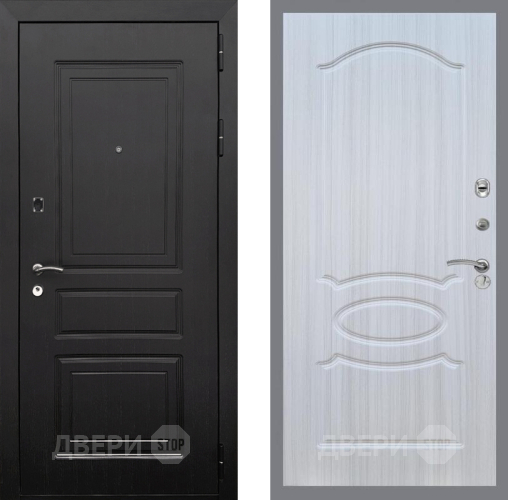 Входная металлическая Дверь Рекс (REX) 6 Венге FL-128 Сандал белый в Котельниках