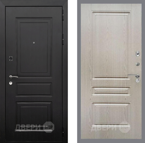 Входная металлическая Дверь Рекс (REX) 6 Венге FL-243 Беленый дуб в Котельниках