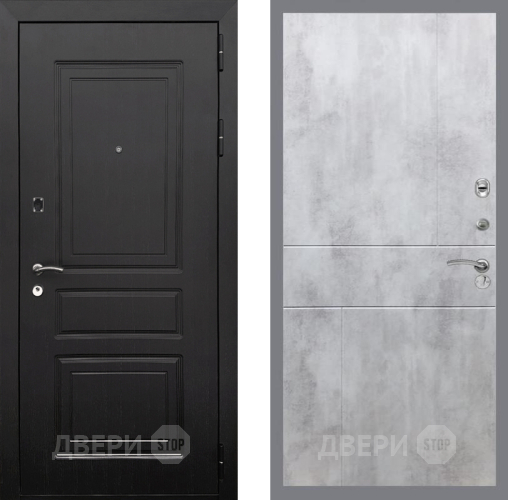 Входная металлическая Дверь Рекс (REX) 6 Венге FL-290 Бетон светлый в Котельниках