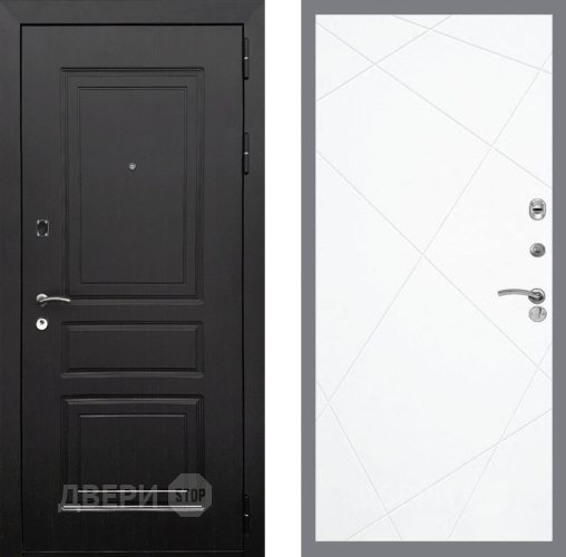 Входная металлическая Дверь Рекс (REX) 6 Венге FL-291 Силк Сноу в Котельниках