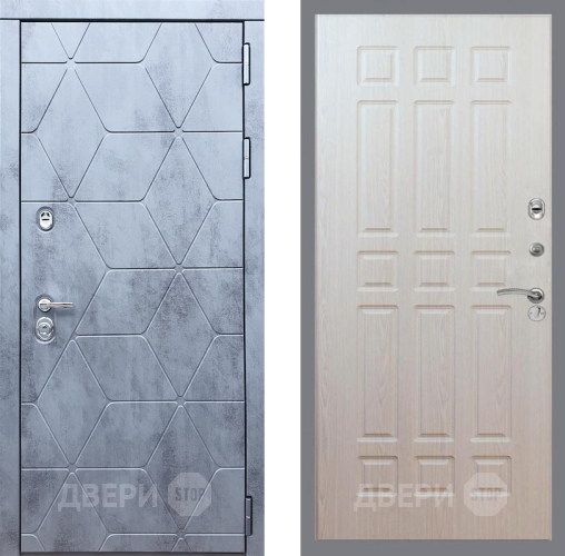 Входная металлическая Дверь Рекс (REX) 28 FL-33 Беленый дуб в Котельниках