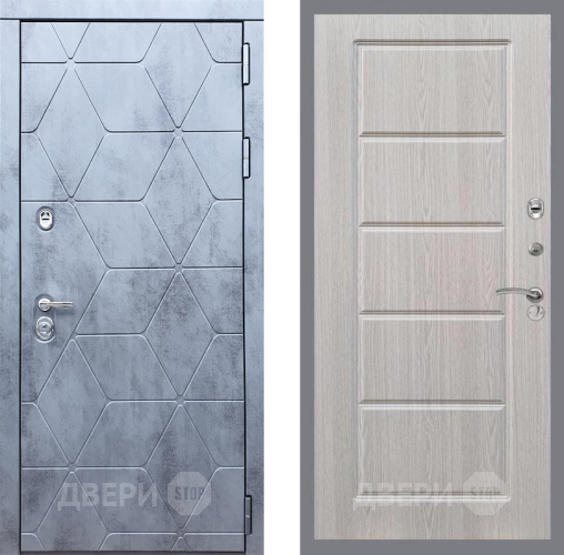 Входная металлическая Дверь Рекс (REX) 28 FL-39 Беленый дуб в Котельниках