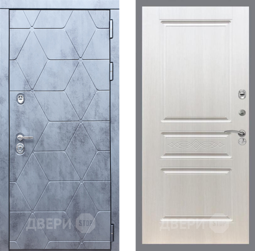 Входная металлическая Дверь Рекс (REX) 28 FL-243 Лиственница беж в Котельниках