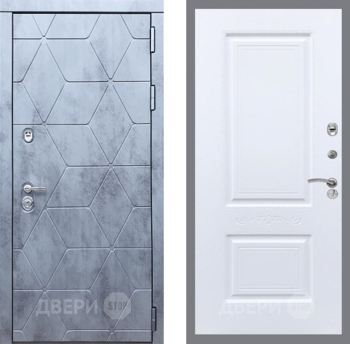 Входная металлическая Дверь Рекс (REX) 28 Смальта Силк Сноу в Котельниках