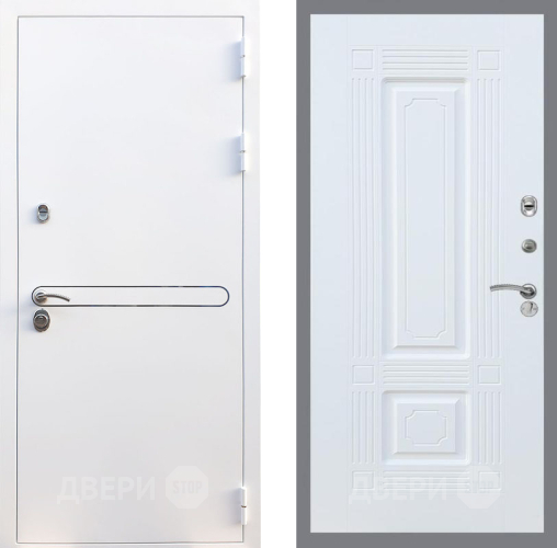 Входная металлическая Дверь Рекс (REX) 27 FL-2 Силк Сноу в Котельниках