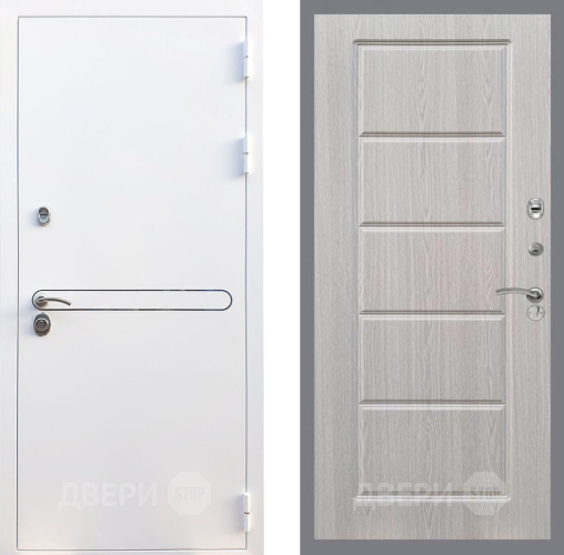 Входная металлическая Дверь Рекс (REX) 27 FL-39 Беленый дуб в Котельниках