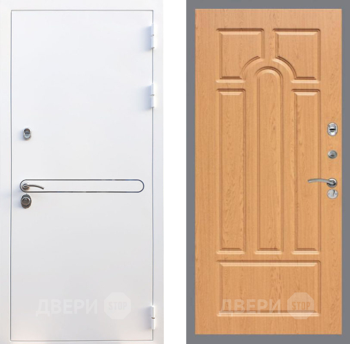 Входная металлическая Дверь Рекс (REX) 27 FL-58 Дуб в Котельниках