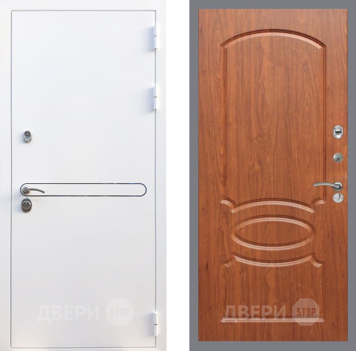 Входная металлическая Дверь Рекс (REX) 27 FL-128 Морёная берёза в Котельниках