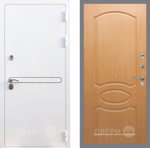 Входная металлическая Дверь Рекс (REX) 27 FL-128 Дуб в Котельниках