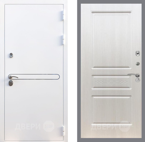 Входная металлическая Дверь Рекс (REX) 27 FL-243 Лиственница беж в Котельниках