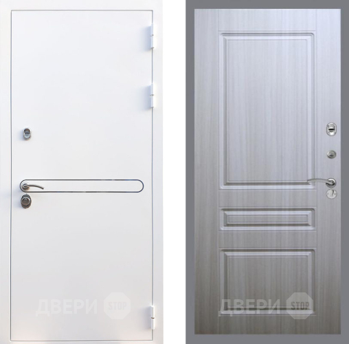 Входная металлическая Дверь Рекс (REX) 27 FL-243 Сандал белый в Котельниках