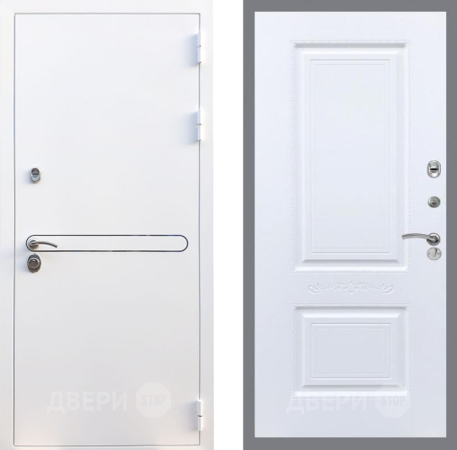 Входная металлическая Дверь Рекс (REX) 27 Смальта Силк Сноу в Котельниках