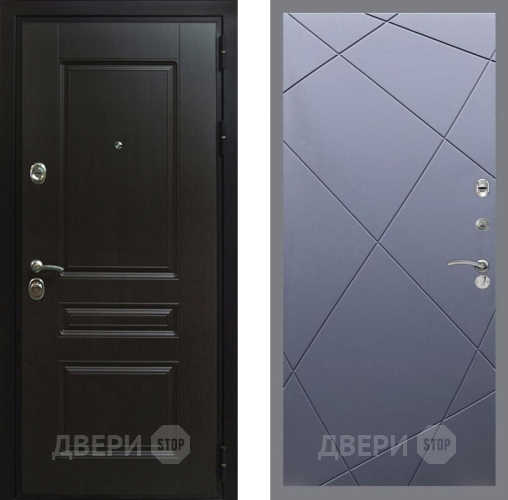 Входная металлическая Дверь Рекс (REX) Премиум-Н FL-291 Силк титан в Котельниках