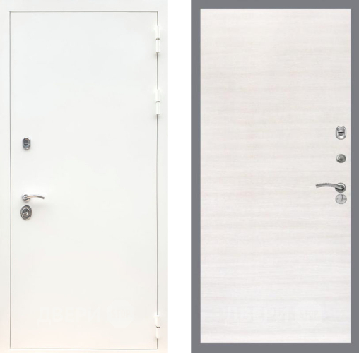 Входная металлическая Дверь Рекс (REX) 5 Белая Шагрень GL Акация в Котельниках