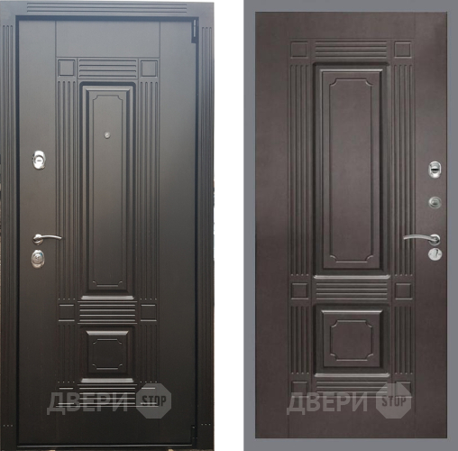 Входная металлическая Дверь Рекс (REX) 9 FL-2 Венге в Котельниках