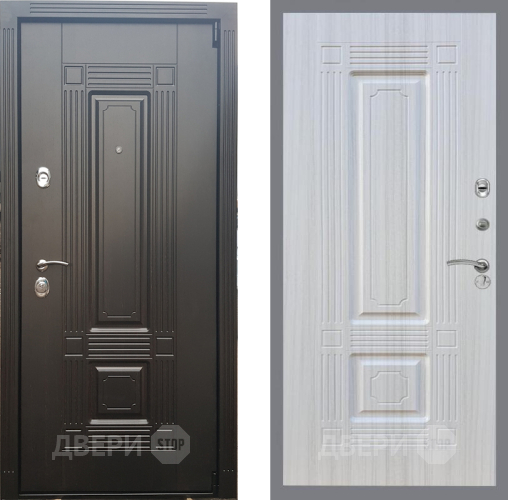 Входная металлическая Дверь Рекс (REX) 9 FL-2 Сандал белый в Котельниках