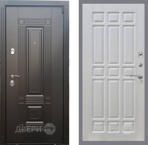 Входная металлическая Дверь Рекс (REX) 9 FL-33 Лиственница беж в Котельниках