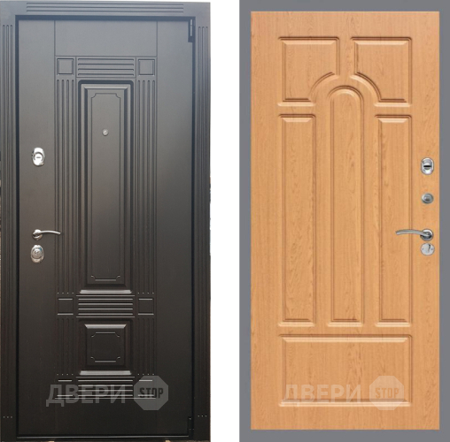 Входная металлическая Дверь Рекс (REX) 9 FL-58 Дуб в Котельниках
