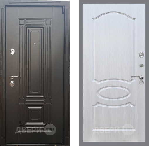 Входная металлическая Дверь Рекс (REX) 9 FL-128 Лиственница беж в Котельниках