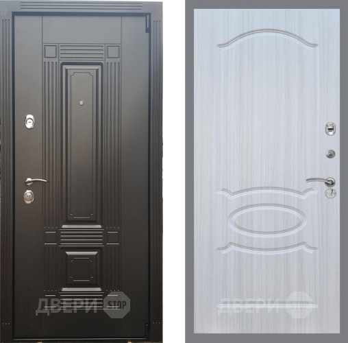 Входная металлическая Дверь Рекс (REX) 9 FL-128 Сандал белый в Котельниках