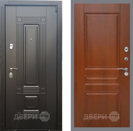 Входная металлическая Дверь Рекс (REX) 9 FL-243 Итальянский орех в Котельниках