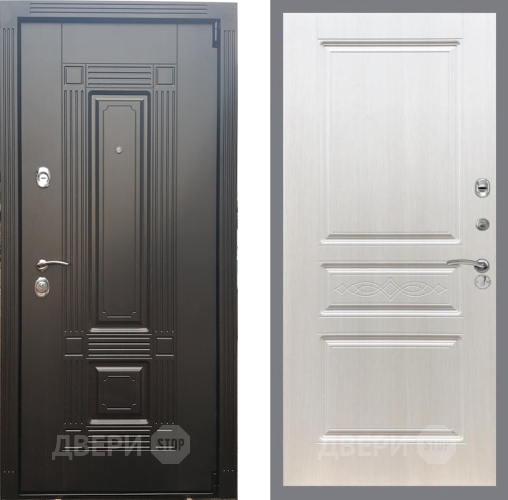 Входная металлическая Дверь Рекс (REX) 9 FL-243 Лиственница беж в Котельниках