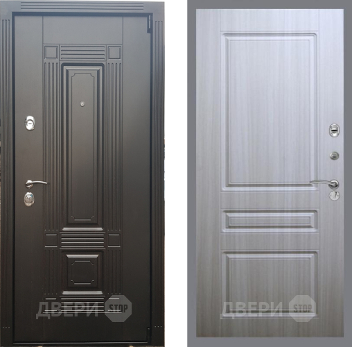 Входная металлическая Дверь Рекс (REX) 9 FL-243 Сандал белый в Котельниках