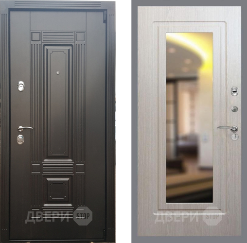 Дверь Рекс (REX) 9 FLZ-120 Беленый дуб в Котельниках