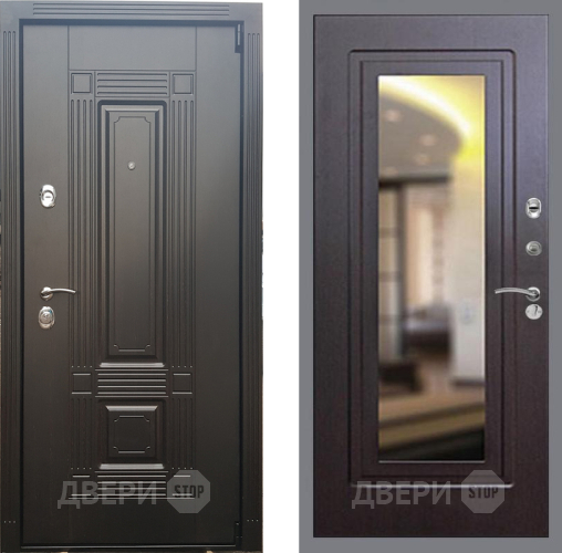 Входная металлическая Дверь Рекс (REX) 9 FLZ-120 Венге в Котельниках