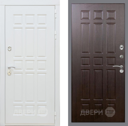 Входная металлическая Дверь Рекс (REX) 8 Силк Сноу FL-33 Венге в Котельниках