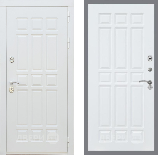 Входная металлическая Дверь Рекс (REX) 8 Силк Сноу FL-33 Силк Сноу в Котельниках