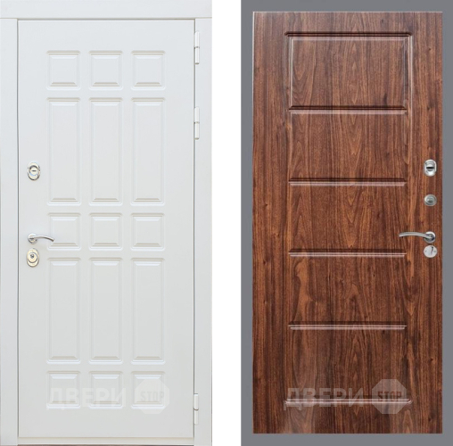 Дверь Рекс (REX) 8 Силк Сноу FL-39 орех тисненый в Котельниках