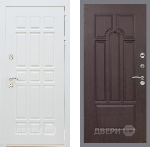 Входная металлическая Дверь Рекс (REX) 8 Силк Сноу FL-58 Венге в Котельниках