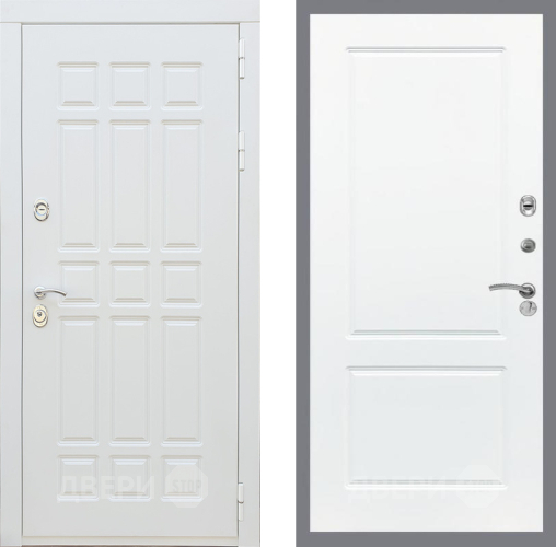 Входная металлическая Дверь Рекс (REX) 8 Силк Сноу FL-117 Силк Сноу в Котельниках