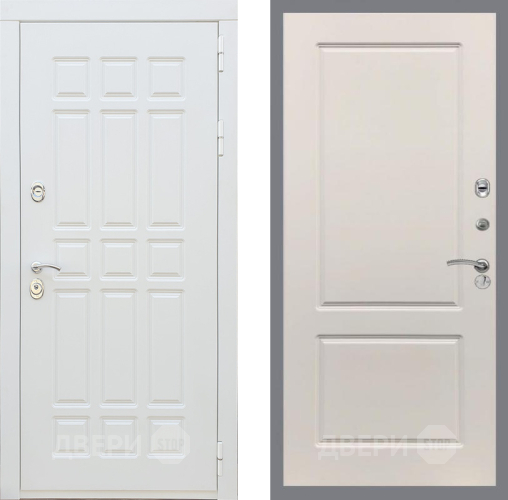 Входная металлическая Дверь Рекс (REX) 8 Силк Сноу FL-117 Шампань в Котельниках