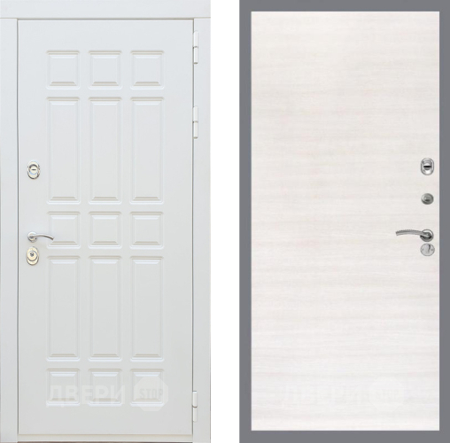 Входная металлическая Дверь Рекс (REX) 8 Силк Сноу GL Акация в Котельниках