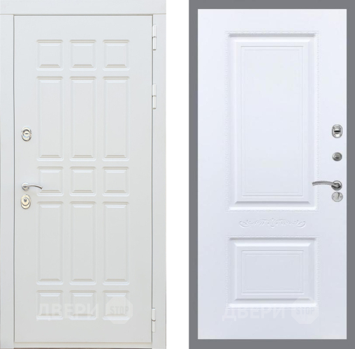 Входная металлическая Дверь Рекс (REX) 8 Силк Сноу Смальта Силк Сноу в Котельниках