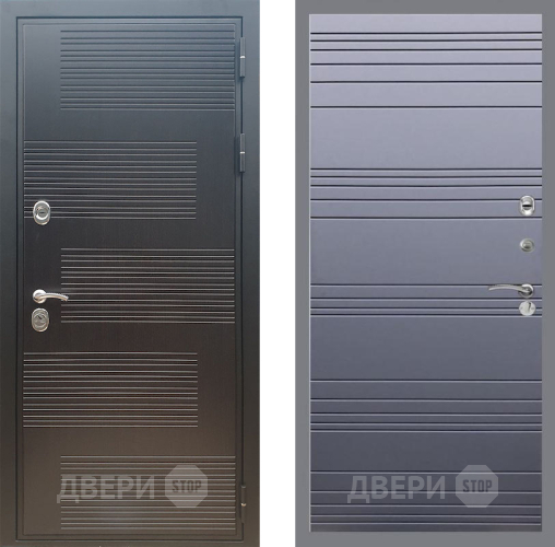 Входная металлическая Дверь Рекс (REX) премиум 185 Line Силк титан в Котельниках