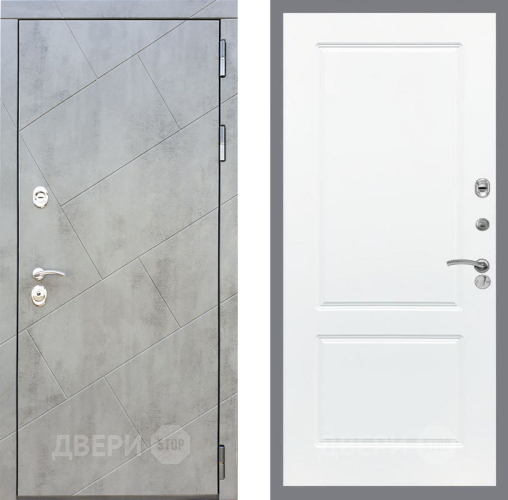 Входная металлическая Дверь Рекс (REX) 22 FL-117 Силк Сноу в Котельниках