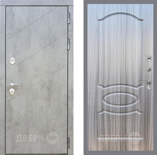 Входная металлическая Дверь Рекс (REX) 22 FL-128 Сандал грей в Котельниках