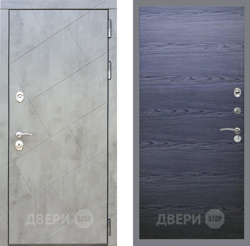 Дверь Рекс (REX) 22 GL Дуб тангенальный черный в Котельниках