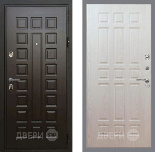 Входная металлическая Дверь Рекс (REX) Премиум 3к FL-33 Беленый дуб в Котельниках