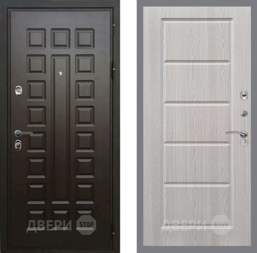 Входная металлическая Дверь Рекс (REX) Премиум 3к FL-39 Беленый дуб в Котельниках