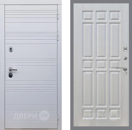 Входная металлическая Дверь Рекс (REX) 14 Силк Сноу FL-33 Лиственница беж в Котельниках