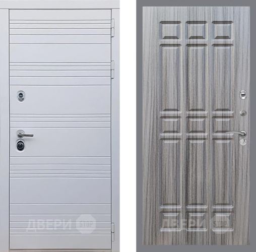 Входная металлическая Дверь Рекс (REX) 14 Силк Сноу FL-33 Сандал грей в Котельниках