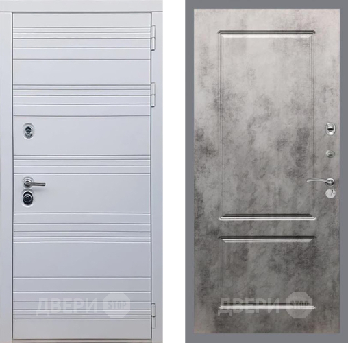 Дверь Рекс (REX) 14 Силк Сноу FL-117 Бетон темный в Котельниках