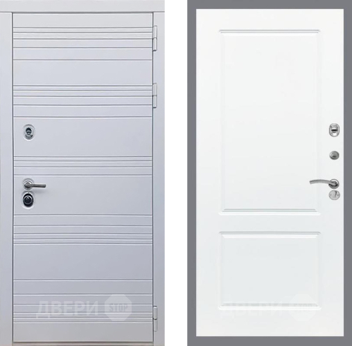 Входная металлическая Дверь Рекс (REX) 14 Силк Сноу FL-117 Силк Сноу в Котельниках