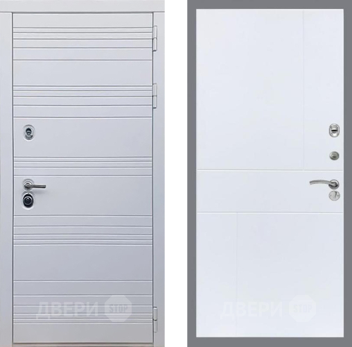 Входная металлическая Дверь Рекс (REX) 14 Силк Сноу FL-290 Силк Сноу в Котельниках