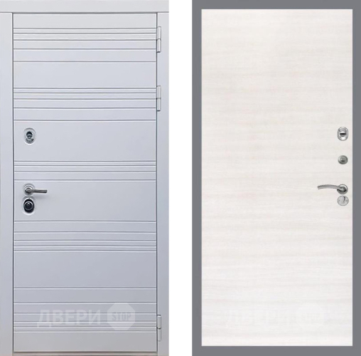 Входная металлическая Дверь Рекс (REX) 14 Силк Сноу GL Акация в Котельниках